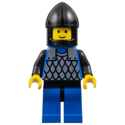 Scale Mail - Blue, Blue Legs with Black Hips, Black Chin-Guard