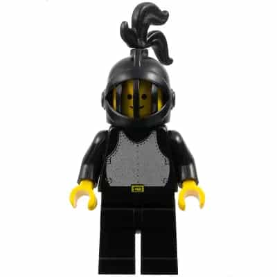 Breastplate - Black, Black Legs, Black Grille Helmet, Black Plume
