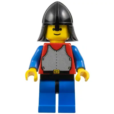 Breastplate - Red with Blue Arms, Blue Legs with Black Hips, Black Neck-Protector