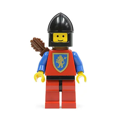 Crusader Lion - Red Legs with Black Hips, Black Chin-Guard, Quiver