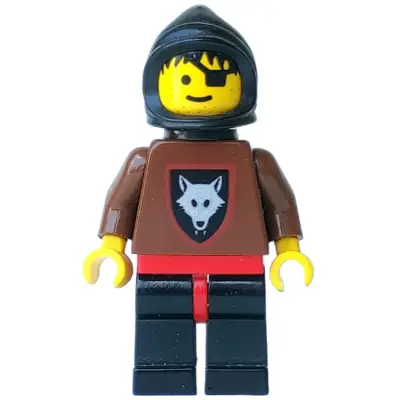 Wolfpack - Eye Patch, Brown Arms and Black Legs, Black Hood and Cape