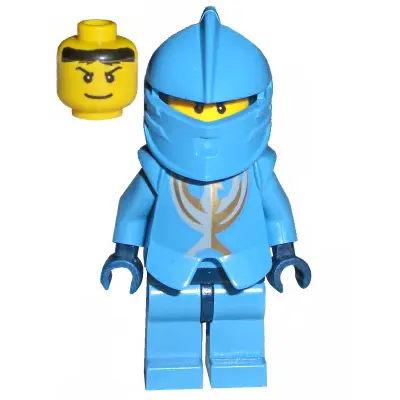 Knights Kingdom II - Jayko Plain Torso, Gold Pattern Armor, Dark Blue Hips