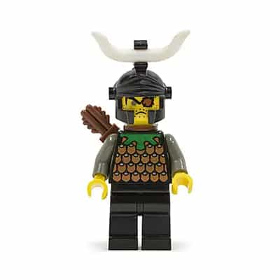 Knights Kingdom I - Gilbert the Bad, Black Dragon Helmet, Horns, Quiver