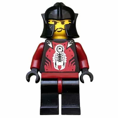Knights Kingdom II - Shadow Knight, Adventurer Head (Chess Pawn)