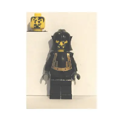 Breastplate - Armor over Black, Cheek Protection Helmet (Evil Knight)