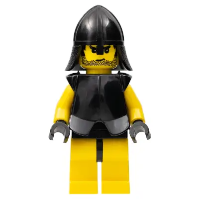 Knights Kingdom II - Rogue Knight 3 (Yellow Legs, Black Breastplate, Black Neck-Protector)