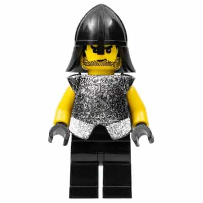 Knights Kingdom II - Rogue Knight 5 (Black Legs, Speckle Breastplate, Black Neck-Protector)