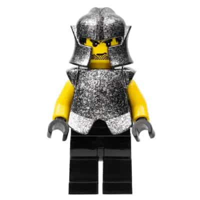 Knights Kingdom II - Rogue Knight 6 (Black Legs, Speckle Breastplate, Speckle Cheek Protector Helmet)