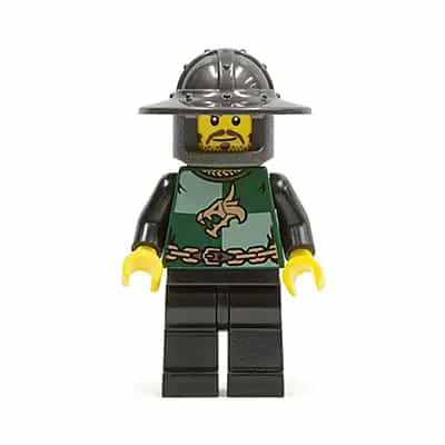 Kingdoms - Dragon Knight Quarters, Helmet with Broad Brim, Moustache and Stubble