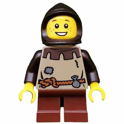 Kingdoms - Peasant, Child with Dark Brown Hood