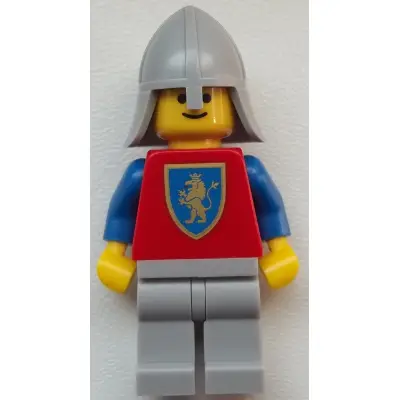 Crusader Lion - Light Bluish Gray Legs, Light Bluish Gray Neck-Protector (Reissue)