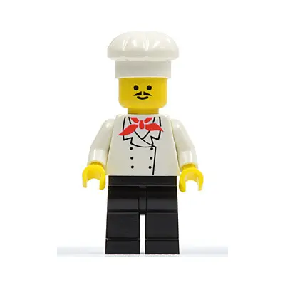 Chef - Black Legs, Moustache (Vintage)