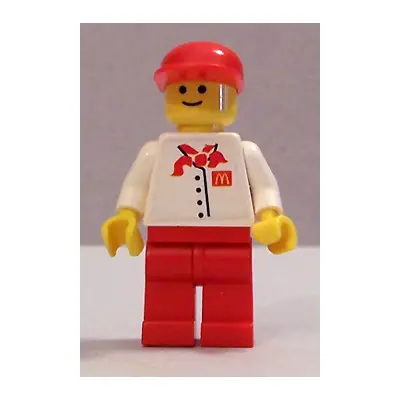 Chef - White Torso with 4 Buttons and McDonald's Logo (Sticker), Red Legs, Red Cap