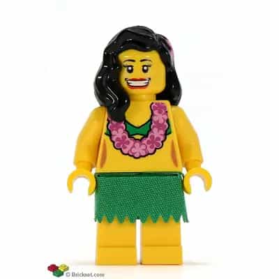 Hula Dancer, Series 3 (Minifigure Only without Stand and Accessories)