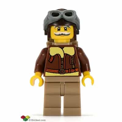 Pilot, Series 3 (Minifigure Only without Stand and Accessories)