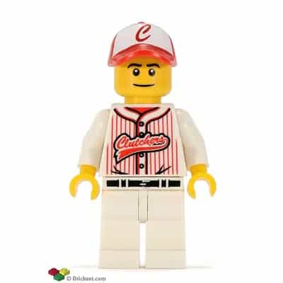 Baseball Player, Series 3 (Minifigure Only without Stand and Accessories)