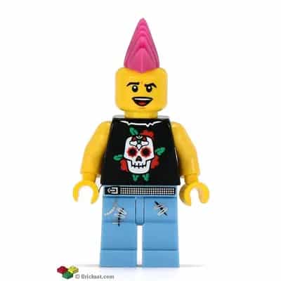 Punk Rocker, Series 4 (Minifigure Only without Stand and Accessories)