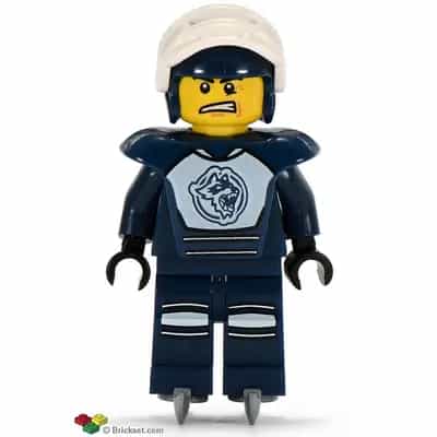 Hockey Player, Series 4 (Minifigure Only without Stand and Accessories)