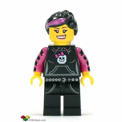 Skater Girl, Series 6 (Minifigure Only without Stand and Accessories)