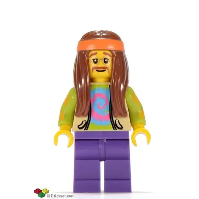 Hippie, Series 7 (Minifigure Only without Stand and Accessories)