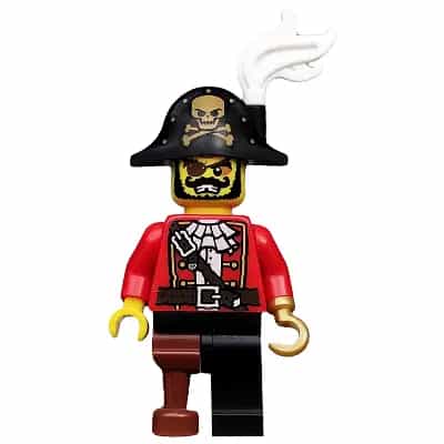 Pirate Captain, Series 8 (Minifigure Only without Stand and Accessories)