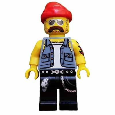 Motorcycle Mechanic, Series 10 (Minifigure Only without Stand and Accessories)