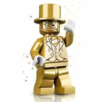 Mr. Gold, Series 10 (Minifigure Only without Stand and Accessories)