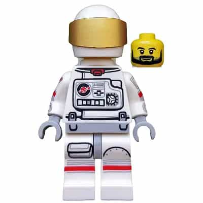 Astronaut, Series 15 (Minifigure Only without Stand and Accessories)