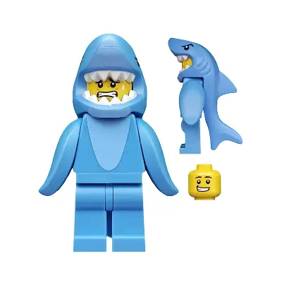 Shark Suit Guy, Series 15 (Minifigure Only without Stand and Accessories)