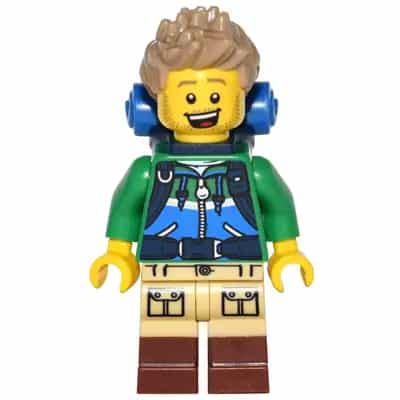 Hiker, Series 16 (Minifigure Only without Stand and Accessories)