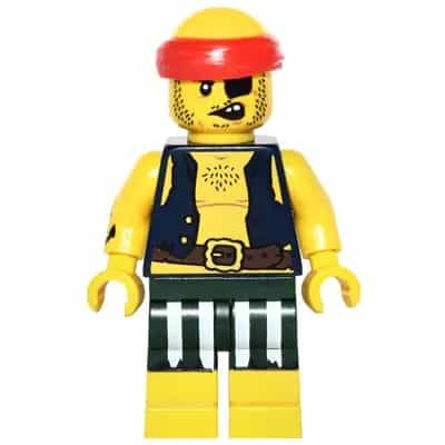 Scallywag Pirate, Series 16 (Minifigure Only without Stand and Accessories)