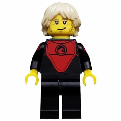 Pro Surfer, Series 17 (Minifigure Only without Stand and Accessories)