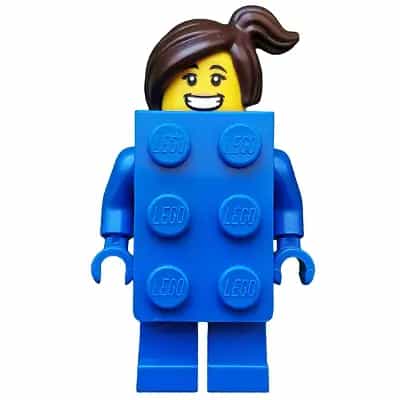 Brick Suit Girl, Series 18 (Minifigure Only without Stand and Accessories)