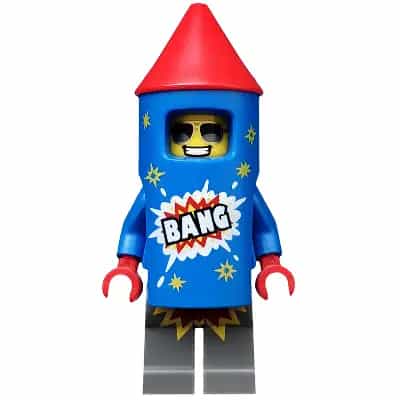 Firework Guy, Series 18 (Minifigure Only without Stand and Accessories)