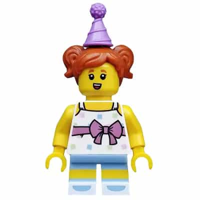 Birthday Party Girl, Series 18 (Minifigure Only without Stand and Accessories)