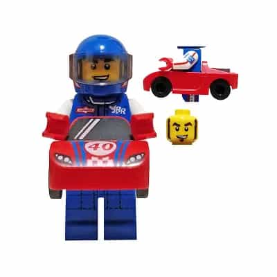 Race Car Guy, Series 18 (Minifigure Only without Stand and Accessories)