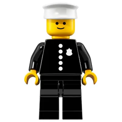 Classic Police Officer, Series 18 (Minifigure Only without Stand and Accessories)