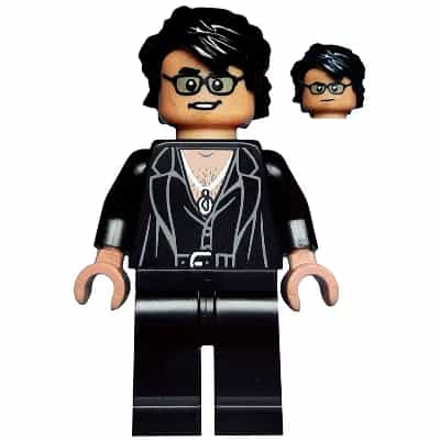 Dr. Ian Malcolm - Partially Open Shirt with Jacket
