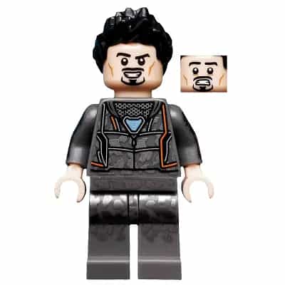 Tony Stark - Hoodie with Dark Silver Camouflage
