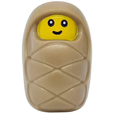 Baby / Infant - with Stud Holder on Back with Smiling Face and Small Eyes Pattern (6131197)