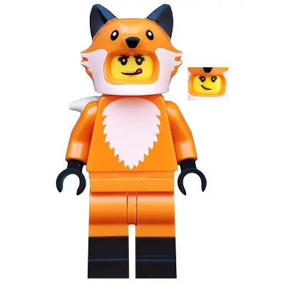 Fox Costume Girl, Series 19 (Minifigure Only without Stand and Accessories)