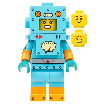 Cardboard Robot, Series 23 (Minifigure Only without Stand and Accessories)