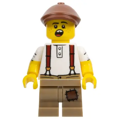 Newspaper Kid, Series 24 (Minifigure Only without Stand and Accessories)