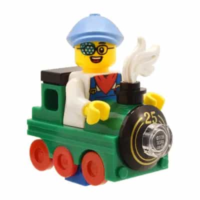 Train Kid, Series 25 (Minifigure Only without Stand and Accessories)