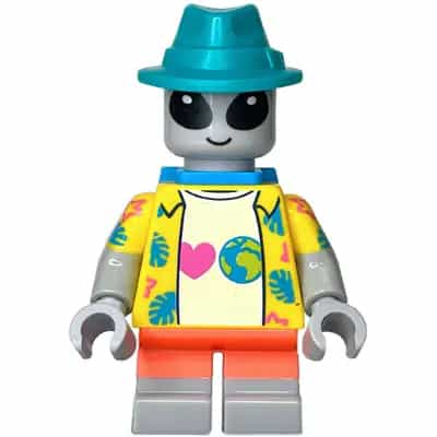 Alien Tourist, Series 26 (Minifigure Only without Stand and Accessories)