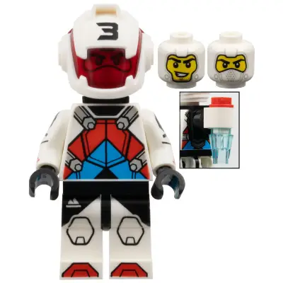 Jetpack Racer, Series 27 (Minifigure Only without Stand and Accessories)