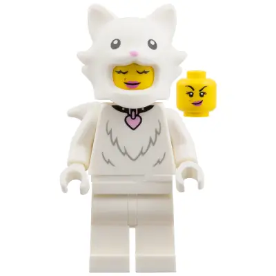 Cat Costume Fan, Series 28 (Minifigure Only without Stand and Accessories)