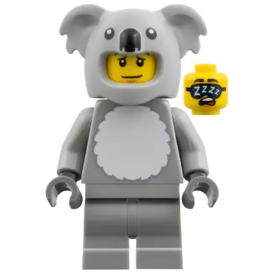 Koala Costume Fan, Series 28 (Minifigure Only without Stand and Accessories)