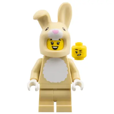 Bunny Costume Fan, Series 28 (Minifigure Only without Stand and Accessories)