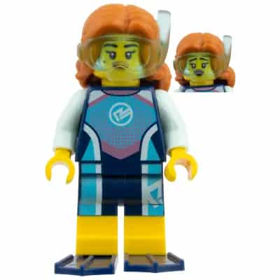Marine Biologist, Series 29 (Minifigure Only without Stand and Accessories)